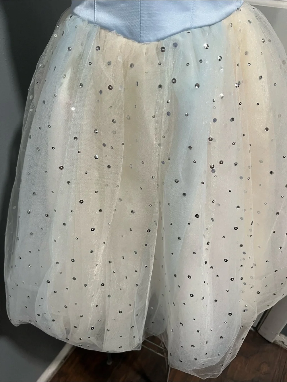 Light Blue & Ivory Sparkle  Dress for Kids (Gymboree Ballet Collection)